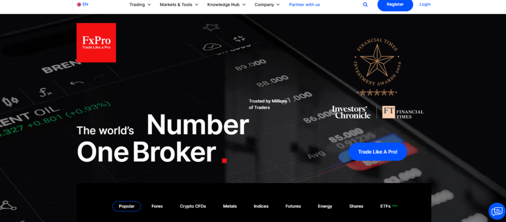 The world number one broker