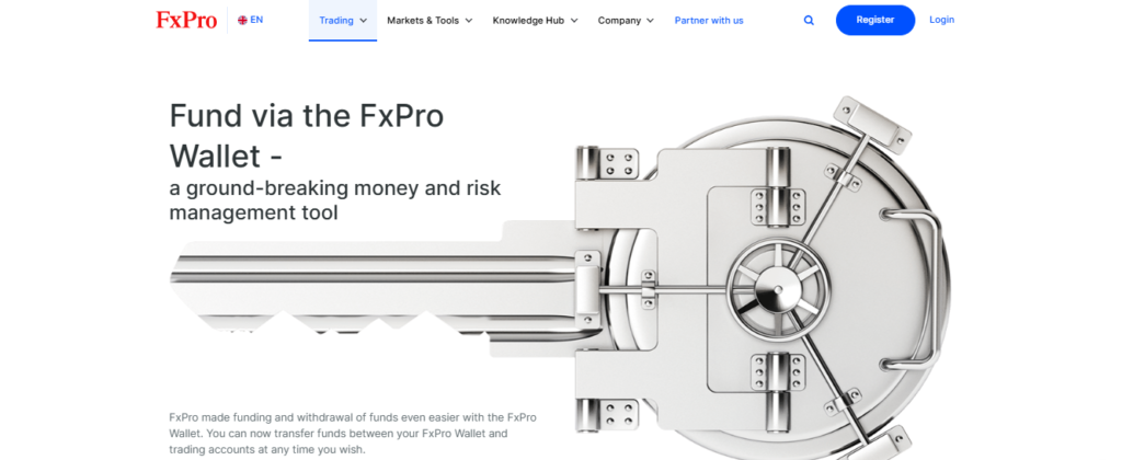 Fund via the FxPro Wallet - 