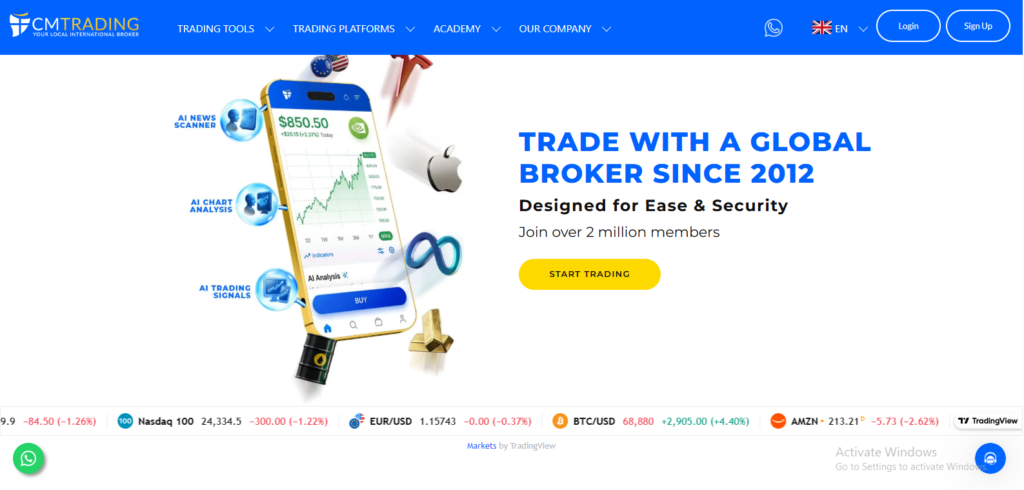 Trade with a Global Broker Since 2012